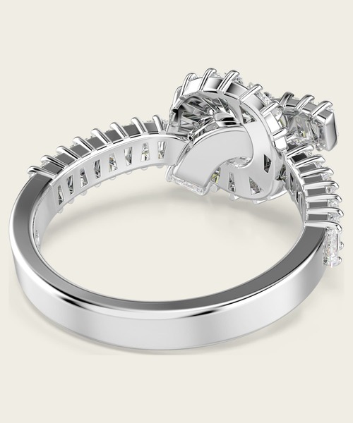 公式】【スワロフスキー】Matrix リング バゲット・カット, 結び目