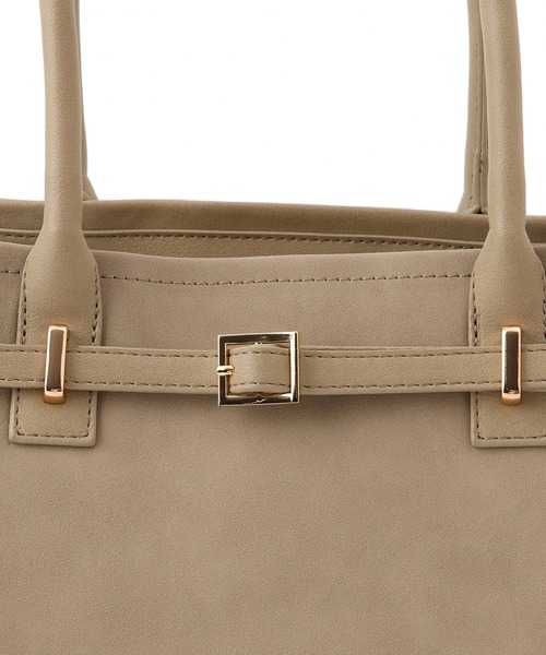 ROPE' PICNIC（ロペピクニック）の「ベルトデザインクラシックトートバッグ（トートバッグ・レディース・ブラック/ベージュ系その他/キャメル・FREE）」の8枚目の写真