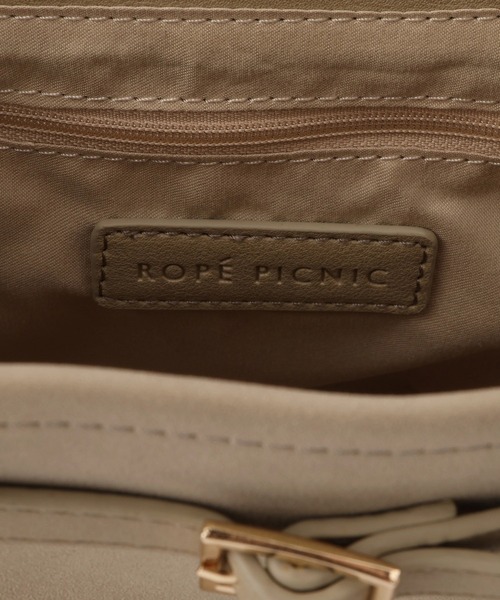 ROPE' PICNIC（ロペピクニック）の「ベルトデザインクラシックトートバッグ（トートバッグ・レディース・ブラック/ベージュ系その他/キャメル・FREE）」の11枚目の写真