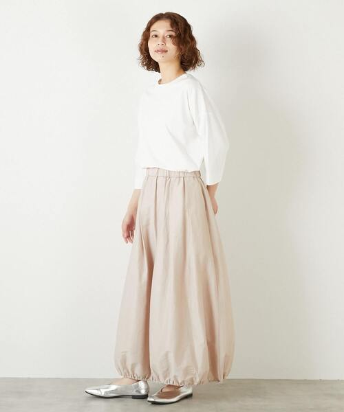LOGEMENT DE CLAIRE（ロジュモンドクレール）の「2WAYクルーネック＆カーディガン（カーディガン/ボレロ・レディース・ホワイト/チャコールグレー/グレイッシュベージュ・FREE）」の10枚目の写真