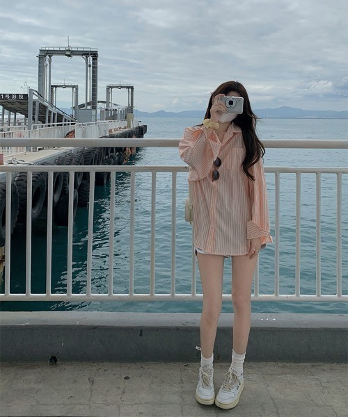 REBALANCE（リバランス）の「オーバーサイズシャツ（シャツ/ブラウス・レディース・A/B・MEDIUM）」の8枚目の写真