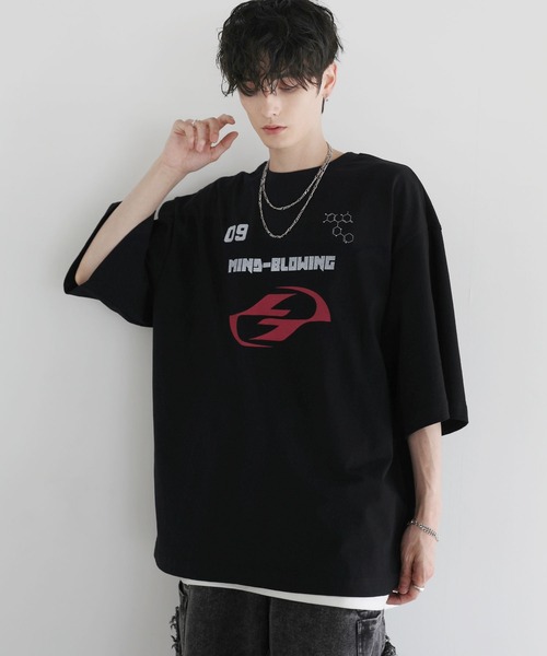 半袖ゲームプリントTシャツ（Tシャツ/カットソー）｜LILL（リル