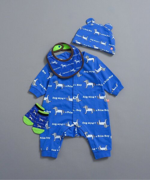 BREEZE（ブリーズ）の「総柄ロンパス マイファーストブリーズ（ロンパース・キッズ・ブラウン/グリーン/ピンク/チャコール/ラベンダー/ブルー/オフホワイト/アイボリー・60/70/80）」の18枚目の写真