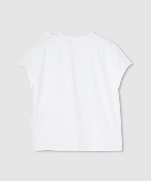 LOULOU WILLOUGHBY】ギャザーレイヤーTシャツ（Tシャツ