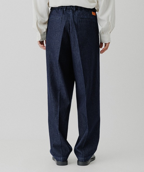 ADAM ET ROPE'（アダムエロペ）の「ワイド イージー デニムパンツ / ADAM ET ROPE' JEANS -GRID-（デニムパンツ・メンズ・ブラック系その他/ネイビー・M/L）」の10枚目の写真