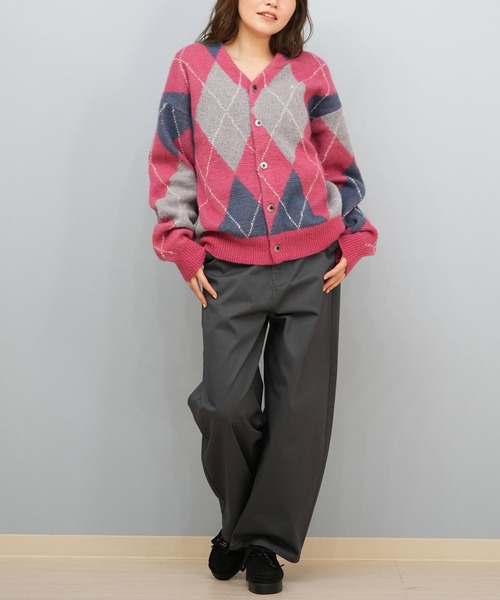 RIKKA FEMME(リッカファーム)の「ワイドエッグチノパンツ(チノパンツ・レディース・チャコールグレー/ネイビー・マルチサイズ)」の1枚目の写真