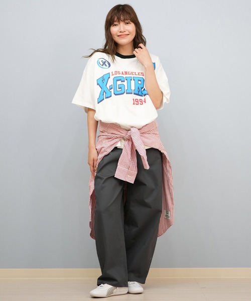 RIKKA FEMME(リッカファーム)の「ワイドエッグチノパンツ(チノパンツ・レディース・チャコールグレー/ネイビー・マルチサイズ)」の9枚目の写真