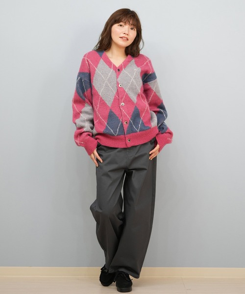 RIKKA FEMME(リッカファーム)の「ワイドエッグチノパンツ(チノパンツ・レディース・チャコールグレー/ネイビー・マルチサイズ)」の13枚目の写真