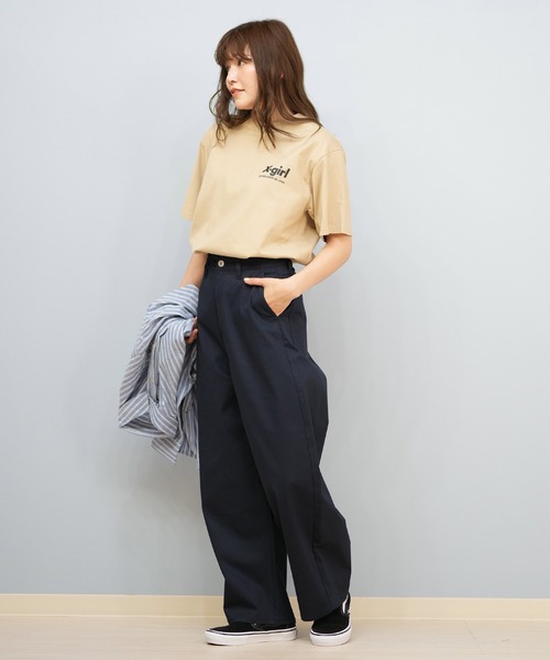 RIKKA FEMME(リッカファーム)の「ワイドエッグチノパンツ(チノパンツ・レディース・チャコールグレー/ネイビー・マルチサイズ)」の19枚目の写真