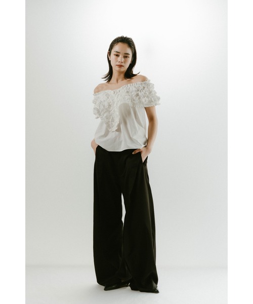 Knuth Marf slit deformed pants(unisex)