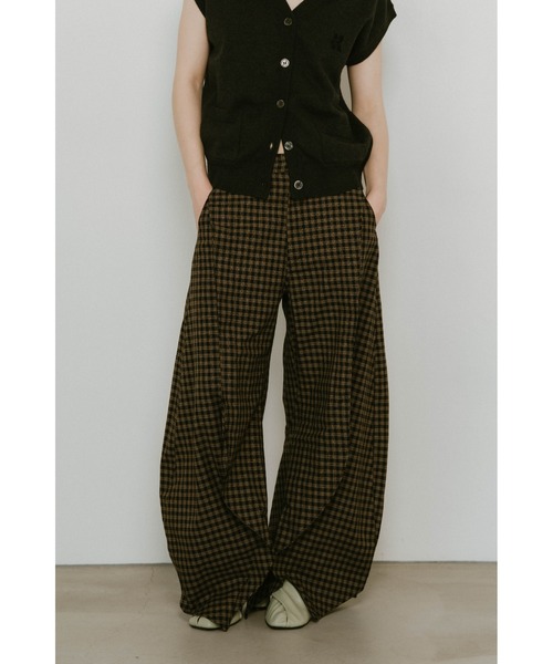 Knuth Marf（クヌースマーフ）の「Knuth Marf slit deformed pants(unisex)（その他パンツ・レディース・ブラック/その他/ブラウン・SMALL/X-SMALL/MEDIUM）」の11枚目の写真