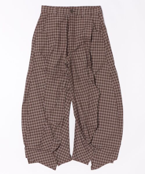 Knuth Marf（クヌースマーフ）の「Knuth Marf slit deformed pants(unisex)（その他パンツ・レディース・ブラック/その他/ブラウン・SMALL/X-SMALL/MEDIUM）」の13枚目の写真