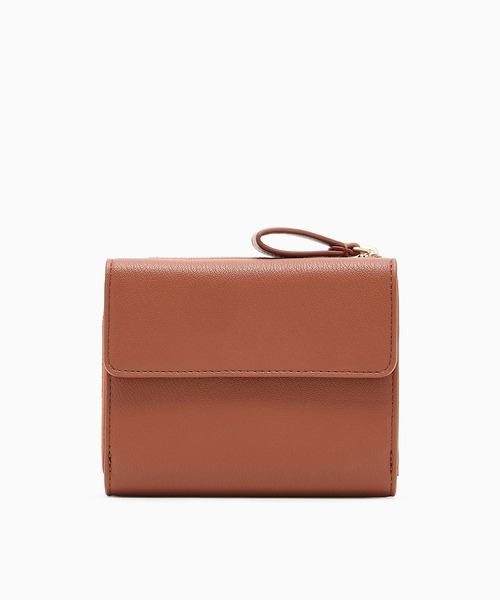 ARMANI EXCHANGE(アルマーニエクスチェンジ)の「【A|X アルマーニ エクスチェンジ】AXロゴ ミニジップアラウンドウォレット(財布・レディース・ブラック/キャメル・FREE)」の5枚目の写真