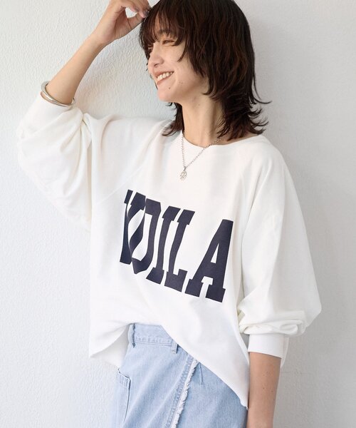 予約【新色追加/Yossshiiii企画】ワイドロゴカットオフスエット