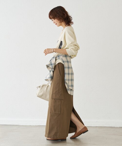 RIVE DROITE ワイドロゴカットオフスエット 予約【新色追加/Yossshiiii企画】ワイドロゴカットオフスエット