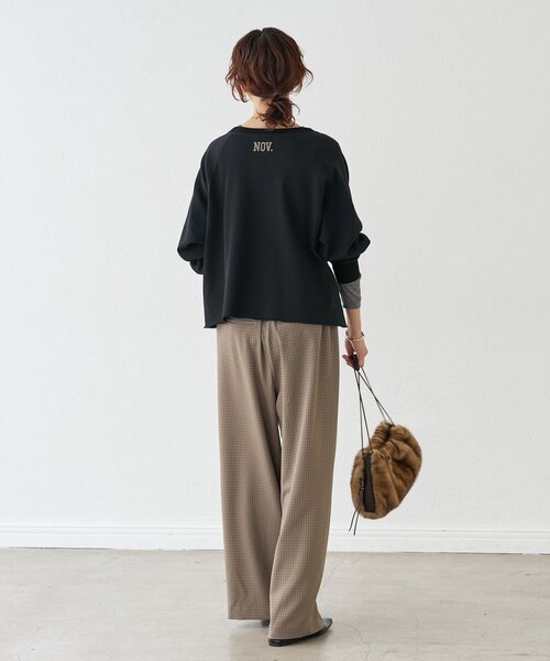 予約【新色追加/Yossshiiii企画】ワイドロゴカットオフスエット