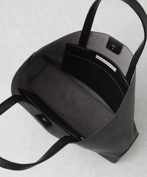 NANO universe（ナノユニバース）の「フェイクレザートートバッグ（トートバッグ・メンズ・ブラック・FREE）」の5枚目の写真