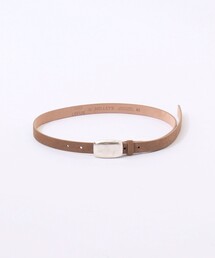 NOLLEY'S ♡ボリュームバックル レザーベルト ベージュ NOLLEY'S｜ノーリーズのベルト通販 - ZOZOTOWN