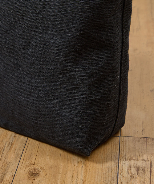 SLOW(スロウ)の「SLOW スロウ / truck - 2way tote bag L - ヌバックレザー×コットンリネンキャンバス2WAYトートバッグ ショルダーバッグ / 300S121J(トートバッグ・メンズ・アイボリー/ブラック・FREE)」の12枚目の写真