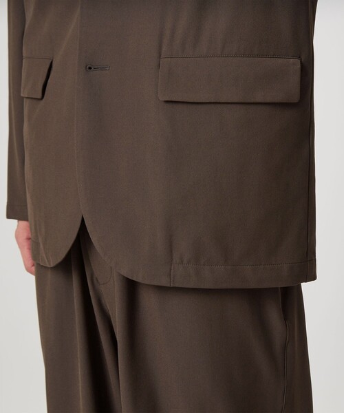 green label relaxing（グリーンレーベルリラクシング）の「FREELITCH カジュアル 2B ジャケット -ストレッチ-（テーラードジャケット・メンズ・ダークグレー/ブラック/ダークブラウン・S/M/L/XL）」の10枚目の写真