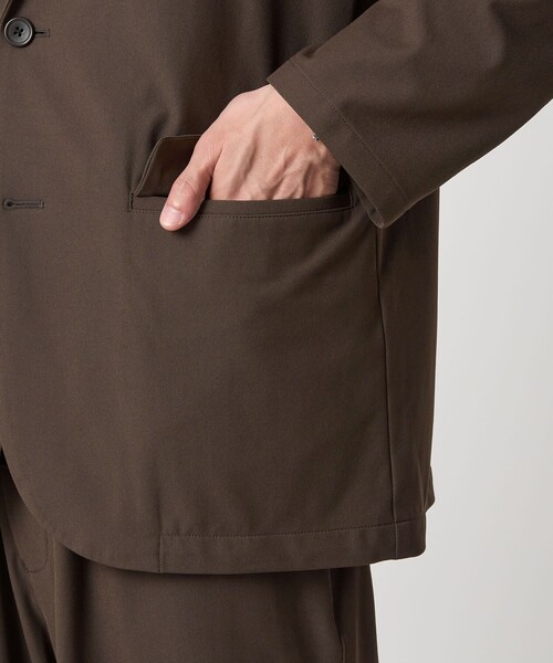 green label relaxing（グリーンレーベルリラクシング）の「FREELITCH カジュアル 2B ジャケット -ストレッチ-（テーラードジャケット・メンズ・ダークグレー/ブラック/ダークブラウン・S/M/L/XL）」の11枚目の写真