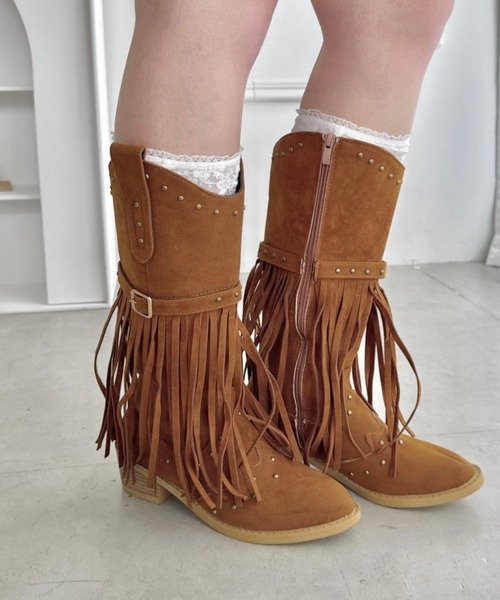 diesel フリンジブラウンウエスタンブーツ diesel フリンジブラウンウエスタンブーツ diesel フリンジ