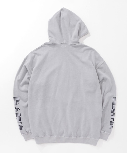 KAVU（カブー）の「KAVU/カブー Twist Logo Parka/ツイストロゴパーカー（パーカー・メンズ・ライトグレー/ネイビー/イエロー・MEDIUM/LARGE/X-LARGE）」の17枚目の写真