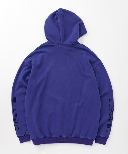 KAVU（カブー）の「KAVU/カブー Twist Logo Parka/ツイストロゴパーカー（パーカー・メンズ・ライトグレー/ネイビー/イエロー・MEDIUM/LARGE/X-LARGE）」の9枚目の写真