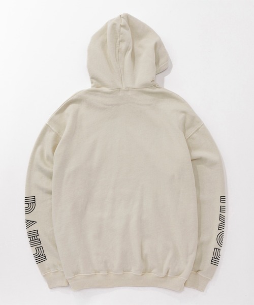 KAVU（カブー）の「KAVU/カブー Twist Logo Parka/ツイストロゴパーカー（パーカー・メンズ・ライトグレー/ネイビー/イエロー・MEDIUM/LARGE/X-LARGE）」の12枚目の写真