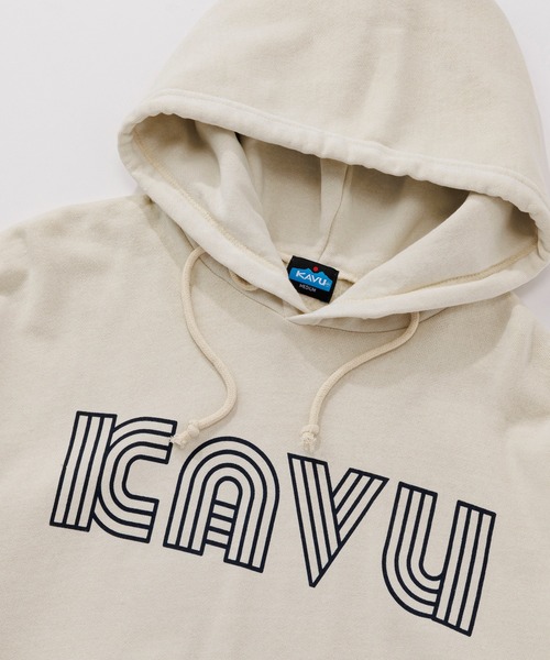 KAVU（カブー）の「KAVU/カブー Twist Logo Parka/ツイストロゴパーカー（パーカー・メンズ・ライトグレー/ネイビー/イエロー・MEDIUM/LARGE/X-LARGE）」の18枚目の写真