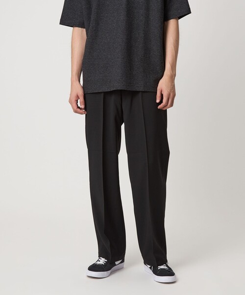 green label relaxing（グリーンレーベルリラクシング）の「ポリエステル カルゼ ワイド ストレート ユーティリティパンツ イージーパンツ  -ストレッチ-（その他パンツ・メンズ・ダークグレー/ダークブラウン/ブラック・L/M/XL/S）」の14枚目の写真