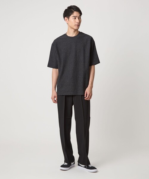 green label relaxing（グリーンレーベルリラクシング）の「ポリエステル カルゼ ワイド ストレート ユーティリティパンツ イージーパンツ  -ストレッチ-（その他パンツ・メンズ・ダークグレー/ダークブラウン/ブラック・L/M/XL/S）」の15枚目の写真