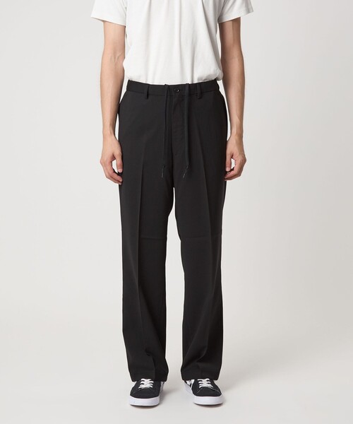 green label relaxing（グリーンレーベルリラクシング）の「ポリエステル カルゼ ワイド ストレート ユーティリティパンツ イージーパンツ  -ストレッチ-（その他パンツ・メンズ・ダークグレー/ダークブラウン/ブラック・L/M/XL/S）」の18枚目の写真