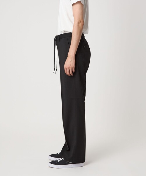 green label relaxing（グリーンレーベルリラクシング）の「ポリエステル カルゼ ワイド ストレート ユーティリティパンツ イージーパンツ  -ストレッチ-（その他パンツ・メンズ・ダークグレー/ダークブラウン/ブラック・L/M/XL/S）」の19枚目の写真