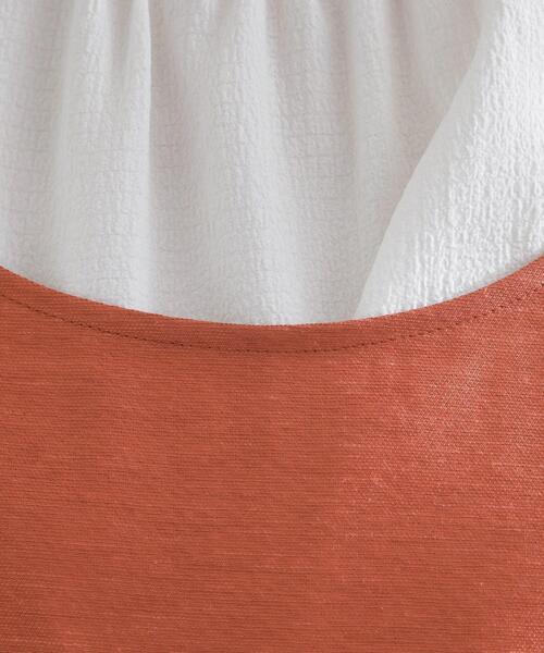 grove（グローブ）の「【2点SET/お洒落見え/体型カバー】ツイード調キャミ×ブラウスセット（シャツ/ブラウス・レディース・オレンジ/ブラック/グレー・01/02/03/04/05）」の17枚目の写真