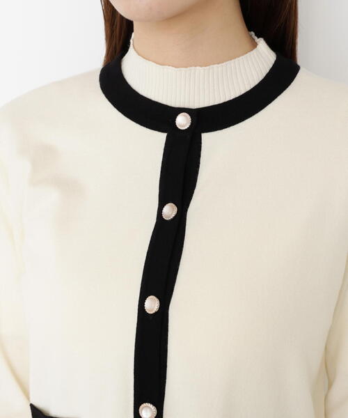 PROPORTION BODY DRESSING（プロポーションボディドレッシング）の「＜ハンドウォッシャブル＞ニュアンス釦ニットアンサンブル / 1215270906（アンサンブル・レディース・ホワイト系その他/ピンク/ブラック・SMALL/MEDIUM）」の11枚目の写真