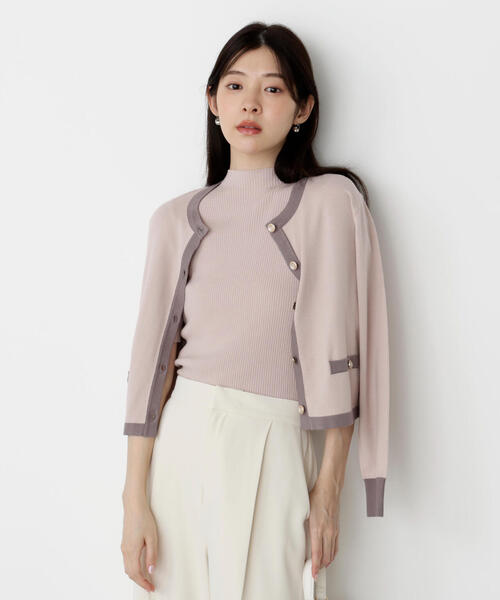 PROPORTION BODY DRESSING（プロポーションボディドレッシング）の「＜ハンドウォッシャブル＞ニュアンス釦ニットアンサンブル / 1215270906（アンサンブル・レディース・ホワイト系その他/ピンク/ブラック・SMALL/MEDIUM）」の21枚目の写真