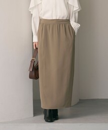 BEAUTY&YOUTH UNITED ARROWS（ビューティーアンドユースユナイテッドアローズ）の「【WEB限定 Wardrobe DAILY MINIMAL】ダブルクロス カーブスカート ウォッシャブル（スカート・レディース）」