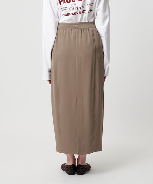 BEAUTY&YOUTH UNITED ARROWS（ビューティーアンドユースユナイテッドアローズ）の「【WEB限定 Wardrobe DAILY MINIMAL】ダブルクロス カーブスカート ウォッシャブル（スカート・レディース・ブラック/ブラウン・S/XS/M）」の13枚目の写真
