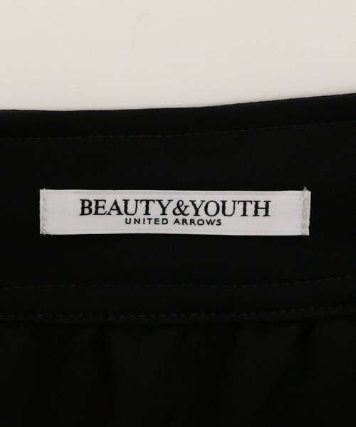 BEAUTY&YOUTH UNITED ARROWS（ビューティーアンドユースユナイテッドアローズ）の「【WEB限定 Wardrobe DAILY MINIMAL】ダブルクロス カーブスカート ウォッシャブル（スカート・レディース・ブラック/ブラウン・S/XS/M）」の20枚目の写真
