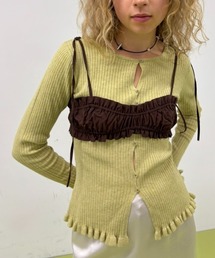 FUULLY STUDIO（フーリィーステューディオ）の「シャーリングビスチェ（キャミソール）」