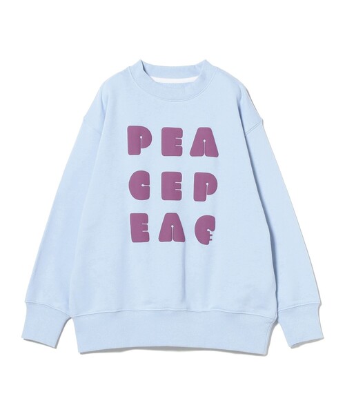 ARCH & LINE（アーチアンドライン）の「ARCH&LINE / オーガニック PEACE スウェット 2025FW（100～145cm）（スウェット・キッズ・サックスブルー/チャコールグレー・M(115-125)/L(125-135)/XL(135-145)/S(100-110)）」の7枚目の写真