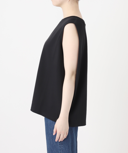 B.C STOCK(ベーセーストック)の「《追加3》ウォッシャブル / ノースリボックスTEE(Tシャツ/カットソー・レディース・ブラック/ウッド/ホワイト/ブルー・FREE)」の17枚目の写真
