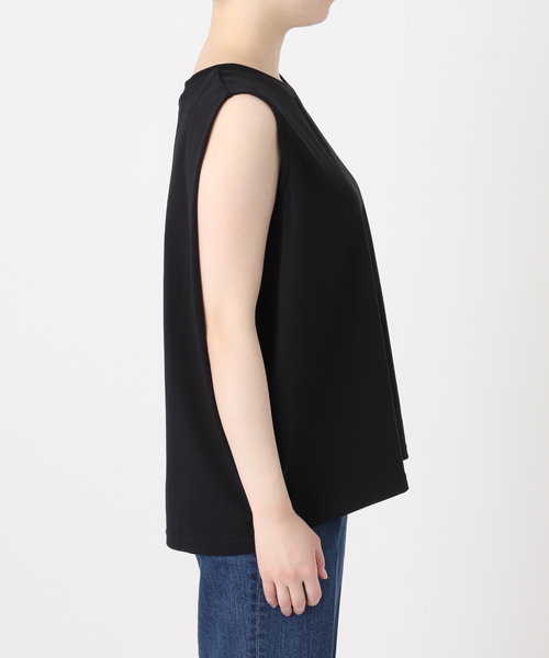 B.C STOCK(ベーセーストック)の「《追加3》ウォッシャブル / ノースリボックスTEE(Tシャツ/カットソー・レディース・ブラック/ウッド/ホワイト/ブルー・FREE)」の15枚目の写真