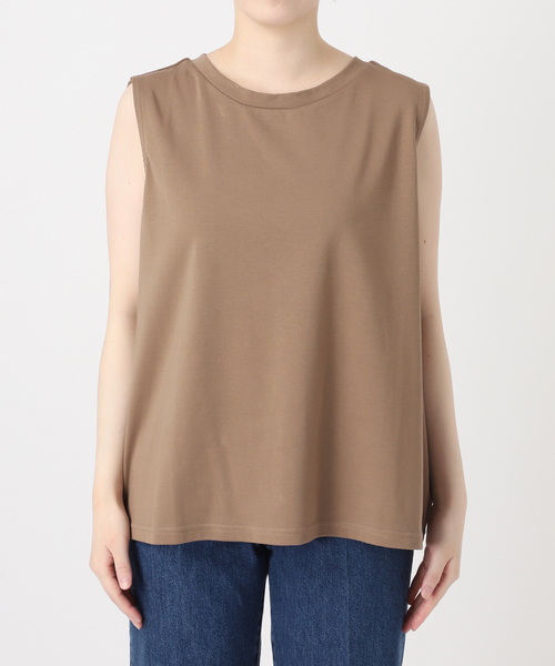 B.C STOCK(ベーセーストック)の「《追加3》ウォッシャブル / ノースリボックスTEE(Tシャツ/カットソー・レディース・ブラック/ウッド/ホワイト/ブルー・FREE)」の8枚目の写真