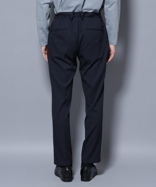 NANO universe（ナノユニバース）の「「N TROUSERS BASIC」 シャドーストライプパンツ(セットアップ可)（スラックス・メンズ・ブラウン/ダークネイビー・L/M/S）」の18枚目の写真