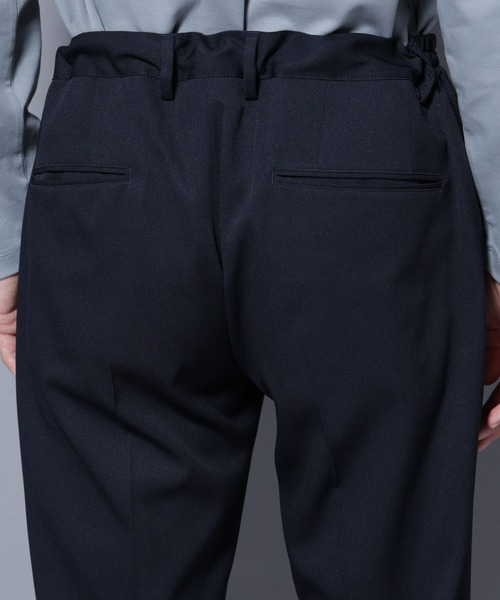 NANO universe（ナノユニバース）の「「N TROUSERS BASIC」 シャドーストライプパンツ(セットアップ可)（スラックス・メンズ・ブラウン/ダークネイビー・L/M/S）」の21枚目の写真