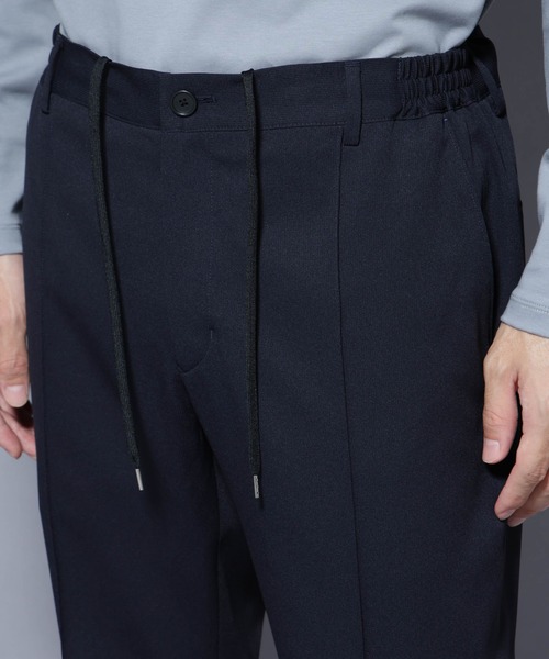 NANO universe（ナノユニバース）の「「N TROUSERS BASIC」 シャドーストライプパンツ(セットアップ可)（スラックス・メンズ・ブラウン/ダークネイビー・L/M/S）」の19枚目の写真