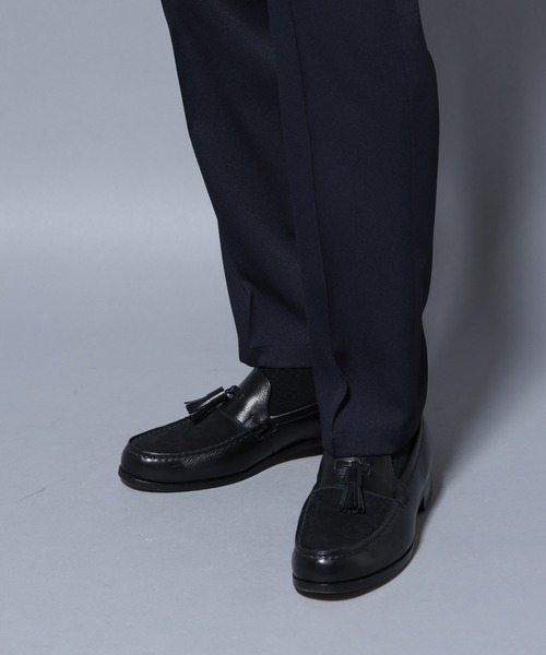 NANO universe（ナノユニバース）の「「N TROUSERS BASIC」 シャドーストライプパンツ(セットアップ可)（スラックス・メンズ・ブラウン/ダークネイビー・L/M/S）」の22枚目の写真