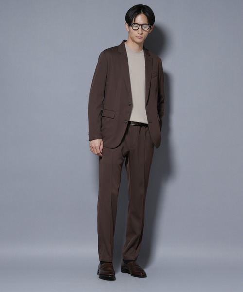 NANO universe（ナノユニバース）の「「N TROUSERS BASIC」 シャドーストライプパンツ(セットアップ可)（スラックス・メンズ・ブラウン/ダークネイビー・L/M/S）」の13枚目の写真